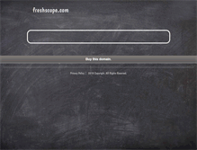 Tablet Screenshot of freshscope.com